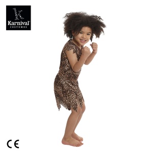 Costume de cosplay pour garçons, motif léopard, tunique de guerrier, avec ceinture à nouer, pour Halloween, carnaval et fête, vente en gros - Product Image 4
