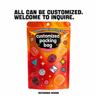 Sachets Doypack refermables anti-odeur pour produits comestibles, avec sécurité enfant, impression personnalisée en héliogravure, en PE et Mylar, pour nouilles et aliments pour animaux