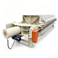 Presse à plaques et cadres hydraulique pour l'industrie de la pierre, équipement de déshydratation des boues pour l'élimination des eaux usées de la pâte de découpe de pierre