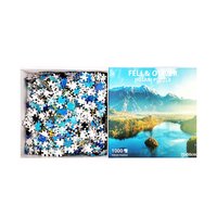 Jeu de Puzzle Personnalisé Personnalisé 100 500 1000 2000 Pièces Puzzles Paysage Pour Enfants Adultes