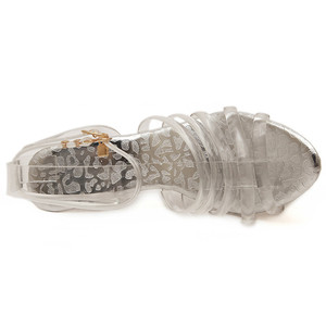<span class=keywords><strong>Sandalias</strong></span> <span class=keywords><strong>de</strong></span> Tacón Alto con <span class=keywords><strong>Plataforma</strong></span> Transparente para Mujer, Última Moda - Product Image 5