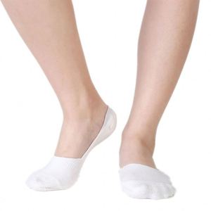 High Quality No Show Summer Casual School Knit Solid Color Four Options Cortos Calcetines Damas Women Invisible Socks - Product Image 5