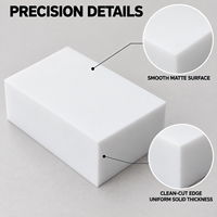Bloc acrylique blanc mat personnalisé, panneau PMMA, surface lisse, épaisseur uniforme pour les présentoirs, les meubles, la signalétique et les projets CNC