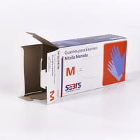 Emballage extérieur en carton blanc imprimé sur mesure avec finition mate pour produits de santé, carton à fond auto-verrouillant