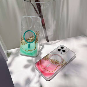 เคสแม่เหล็กแบบแข็งสุดหรูสำหรับ iPhone 17 16 14 15 13 12 11 <span class=keywords><strong>Pro</strong></span> กากเพชรเคสชาร์จโทรศัพท์มือถือแบบไร้สาย - Product Image 3