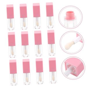 5ml Pink White Black Empty Custom Colored Lip Gloss Tube <b>Container</b> <b>Square</b> Lip Gloss Tubes With Wand - Product Image 6