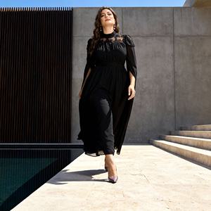 Premium Embroidery Polyester Modest <b>Abaya</b> for Muslim Women Custom Luxury Party Dress - Product Image 3