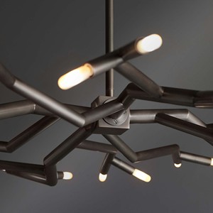 Nouveau Design Jonathan Browning Laiton Moderne <span class=keywords><strong>Rameau</strong></span> Lustre Circulaire Pour Le Salon - Product Image 2