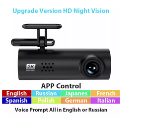 กล้องติดรถยนต์ขนาดเล็ก 2K FHD แบบซ่อนพร้อม GPS WIFI เซ็นเซอร์ G มองเห็นในเวลากลางคืน บันทึกวิดีโอ มุมมอง 170 องศา บันทึกแบบวนซ้ำ รับประกัน 12 เดือน - Product Image 5