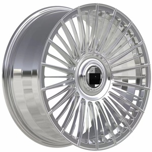 For Mercedes for Benz 18-22 Inch Polished Silver Standard Forged <b>Wheels</b> 5x112 Multi Spoke Design with 112mm PCD New - Product Image 1