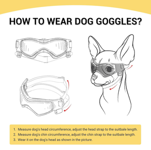 Lunettes de soleil pour chien de petite race, lunettes de protection UV pour chien de taille moyenne - Product Image 5