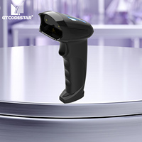 Escáner de Código de Barras Inalámbrico CMOS 1D/2D Portátil con 300 Lecturas/Seg, Compatible con Android, para Lectura de Códigos QR en Almacenes
