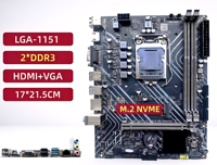 Nouvelle carte mère Intel H310M V1.01 DDR3 8e/9e génération I7/I5/I3 LGA1151 H310 NVMe M.2 SATA double canal 32 Go de RAM pour ordinateur de bureau