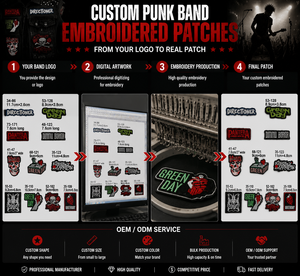 Europeo e americano Street Fashion Trend Music Rock <span class=keywords><strong>Linkin</strong></span> Park Band Iron-on patch ricamate DIY distintivi personalizzati - Product Image 3