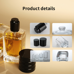 Botellas de Perfume de Cristal Cuadradas Transparentes de 30ml, 50ml y 100ml, Personalizables con Diseño de Superficie, Botellas de Vidrio Vacías para Perfume - Product Image 5