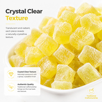 Cubes de melon d'hiver confits en vrac OEM, sucrés et croustillants, ingrédient traditionnel pour pâtisserie, garniture de dessert, 10 kg