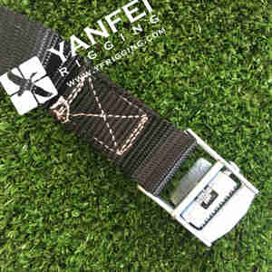 25mm 250kg Đen cam khóa dây đai Ratchet Tie xuống dây đai, tải hạn chế dây đeo, cam khóa dây đai - Product Image 2