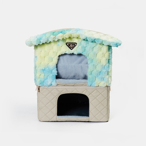 Camas de lujo para mascotas, jaulas para gatos, nido de gato de doble capa, accesorios desmontables para mascotas, cama para perros, alfombrillas y almohadillas para mascotas con logotipo personalizado - Product Image 1