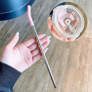 Metal <b>Drinking</b> <b>Straw</b> Reusable Minimalist Bar Accessory Single Piece - Product Image 1