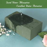 Oasis Greenery Mousse florale hydratante pour fleurs, brique de mousse humide, Oasis Forest
