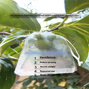 Customizable Drawstring <b>Mesh</b> Bag for Bird <b>Insect</b> Exclusion on Fruit Trees Grapes Vineyard Orchard Protective Netting - Product Image 4