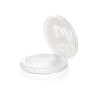 Boîtes cosmétiques en plastique givrées pliables de haute qualité, boîtes à poudre pressée monochromes, boîtes à blush, emballages de maquillage