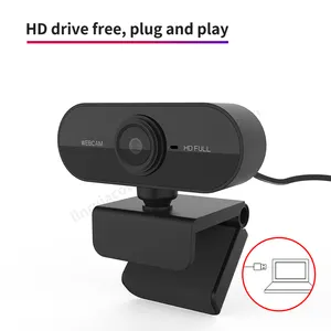 Kamera Konferensi Webcam Usb 2K 4K 1080P Hd Fokus Otomatis Sudut Lebar Mikrofon Bawaan Web Cam untuk Pc Pertemuan Video Rumah