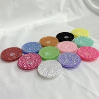 Nouveaux couvercles en strass pour gobelets Libby, couvercles en strass colorés pour tasses en verre