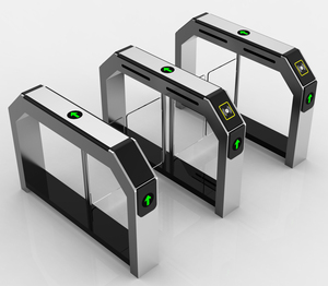 고속 출입구 스윙 배리어 스피드 턴스틸 게이트 턴스틸-내구성 IP66 LED 표시등 스테인리스 스틸 후차방지 - Product Image 4