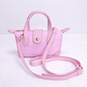 Bolso de hombro portátil DIY para mujer, de verano, para uso diario, de viaje, a la moda, con cremallera, tipo mensajero, impermeable, de nailon, mini bandolera. - Product Image 4