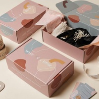 Boîtes rigides personnalisées biodégradables avec laminage mat pour l'emballage protecteur de soutiens-gorge sexy, de lingerie, de sous-vêtements, de maillots de bain et de bikinis pour femmes