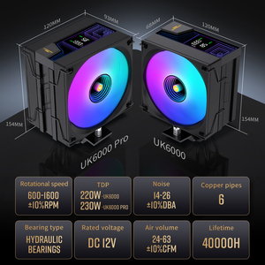 Lovingcool ARB จอแสดงผลดิจิตอลคอมพิวเตอร์หม้อน้ำสำหรับเล่นเกมพีซีที่ทำความเย็นซีพียูเย็นสำหรับ LGA 115X/1200/1700/1851 - Product Image 2