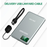 Mini Powerbank LF16, batterie externe portable pour téléphone, batterie externe pour téléphone d'enfant, batterie externe Qi2 pour charger les téléphones