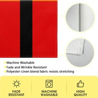 Chemin de table personnalisé à motif arc-en-ciel gay, en polyester, pour la décoration de table, la mise en scène de fêtes à thème et le style de la salle à manger.