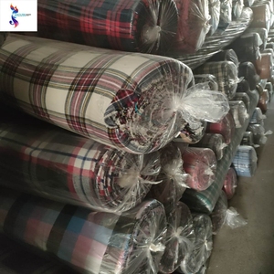 China shaoxing mercado buen diseño 100% algodón hilado teñido de franela camisas de tela - Product Image 3