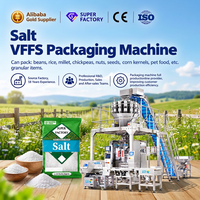 Machine d'emballage verticale automatique multifonctionnelle pour sel 200g 500g