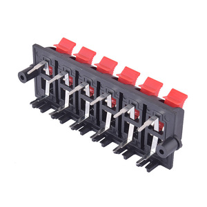 שחור 3a 50v מסוף אנכי בלוק 12 pin מבחן נטען pc עבור ציוד אודיו בדיקות מחבר 12-pin speקון - Product Image 4