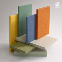 ASTM E84 Polyester Akoestische Panelen Huisdier-Akoestische Wandpanelen Polyester Akoestische Oplossing