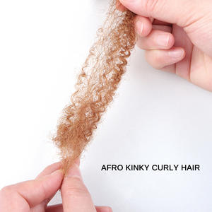 100% vierge Afro crépus bouclés Extensions de cheveux humains Raw Remy en vrac tressage femmes <span class=keywords><strong>dreadlocks</strong></span> pour la beauté - Product Image 6