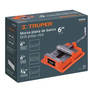 Morsa industriale da banco Truper 6 '(150 Mm) in acciaio con apertura da 150 mm - Product Image 4