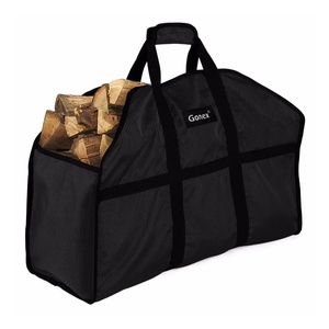 Free Sample Carrier sacks for firewood <b>logs</b> with handles Waxed canvas for carrying <b>wood</b> that is made of waterproof nylon - Product Image 1