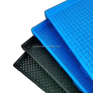 Invernadero Flat Paddy Tray Plántulas de arroz Blanco Verde Negro Azul Colores Plástico Vivero Paddy Transplanter Tray - Product Image 5