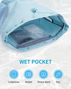 Muestra Gratuita, Nuevo Estilo, Mochila Impermeable de PVC 500D con Estampado Personalizado, Bolsa Seca para Natación, Camping y Actividades al Aire Libre - Product Image 2