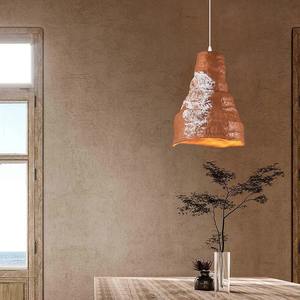 Luminaire suspendu LED rétro de style nordique, design original vintage japonais Wabi-Sabi, hauteur réglable au milieu, restaurant, bureau - Product Image 2