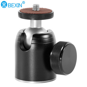 หัวบอลอะลูมิเนียมอัลลอยด์ Bexin K26A ขนาด 30 มม. 60 มม. ความสูง 1/4 3/8 นิ้ว เกลียวสำหรับขาตั้งกล้อง - Product Image 2