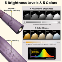 Lampe de lecture LED portable ergonomique pour le cou, rechargeable par USB, 1600 mAh, longue durée, flexible, pour les voyages, vente en gros