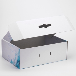 Eco Sóng Gấp Bao Bì Cứng Chipboard Vali Hộp Nặng Vali Hộp Các Tông Với Xử Lý - Product Image 5