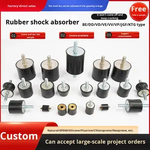 Amortisseur en caoutchouc, traitement personnalisé, type VD/<span class=keywords><strong>VE</strong></span>/DD/VV/EE, coussin de vis en caoutchouc, colonne, fabriqué en Chine - Product Image 3