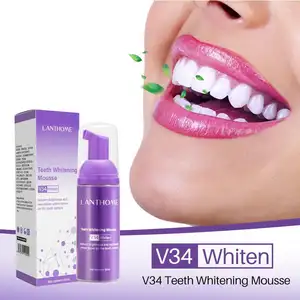 Dentifrice en mousse de marque privée Mousse pour les dents Mousse blanchissante pour les soins dentaires quotidiens