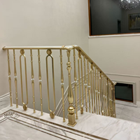 Rampe de balcon en alliage d'aluminium, résistante aux intempéries, pour escalier d'appartement, anodisée, style moderne, étanche, revêtement poudré, résistante à la rouille